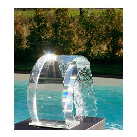 Cascade MAMBA Transparente LED pour piscine