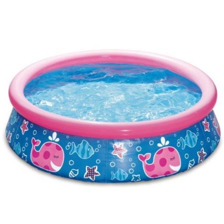 Piscine gonflable ronde Rose ⌀ 152 x h. 38 cm