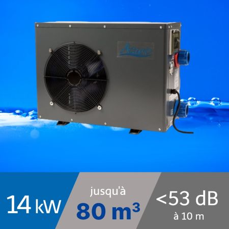 Pompe à chaleur piscine Azuro 14 kW pour piscine de 80m3
