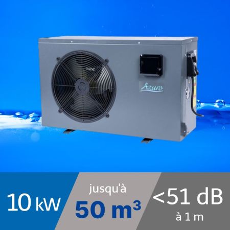 Pompe à chaleur Inverter 10 kW pour piscine de 50m3
