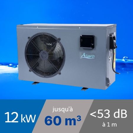 Pompe à chaleur piscine INVERTER - 12 kW + WiFi pour piscine de 60m3
