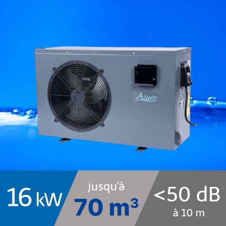 Pompe à chaleur Inverter 16 kW + WiFi pour piscine de 70m3