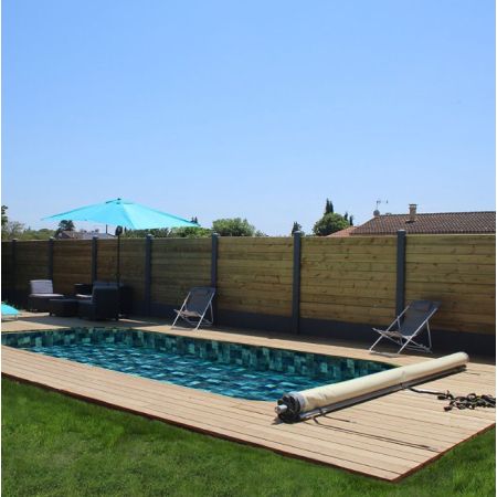 Kit Piscine Bois Hors Sol Rectangulaire Tamara 425 x 325 x 130 cm