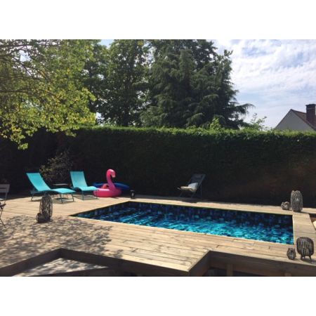 Kit Piscine Bois Hors Sol Rectangulaire Tamara 425 x 325 x 130 cm