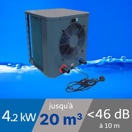 Pompe à chaleur Heatermax Compact 4.2 kW pour piscine de 10 m3 