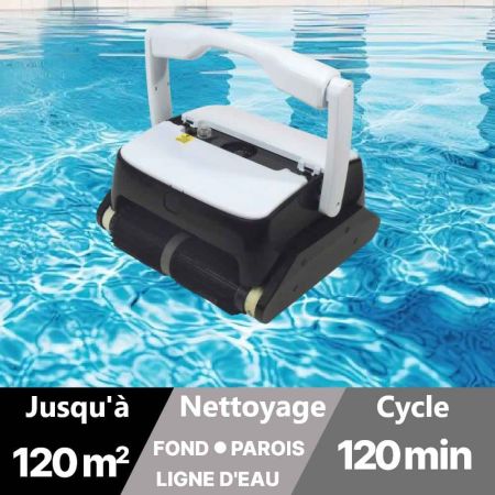 Robot piscine Fond,Parois et Ligne d'eau Accu XL PRO