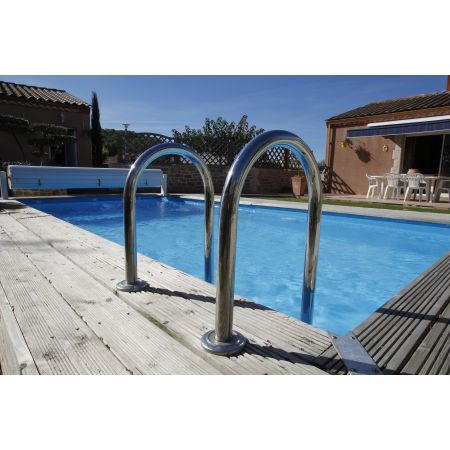 Piscine bois UBBINK AZURA 430x300x126cm Liner Bleu