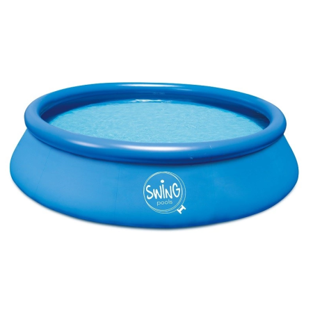 Piscine gonflable ronde Bleue ⌀ 244 x h. 76 cm 