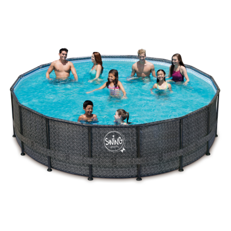 Piscine Tubulaire Ronde 300 x 76 cm LEKINGSTORE