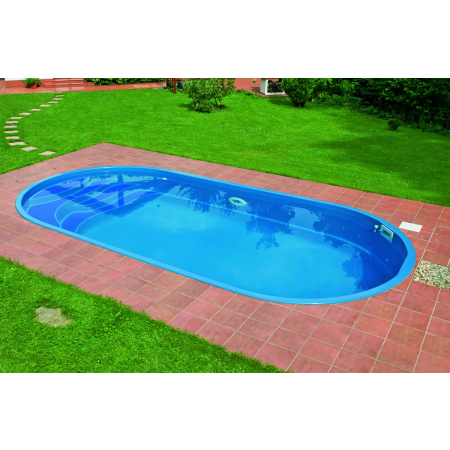 Piscine Coque en Fibre de verre IKAROS 600x300x140cm 