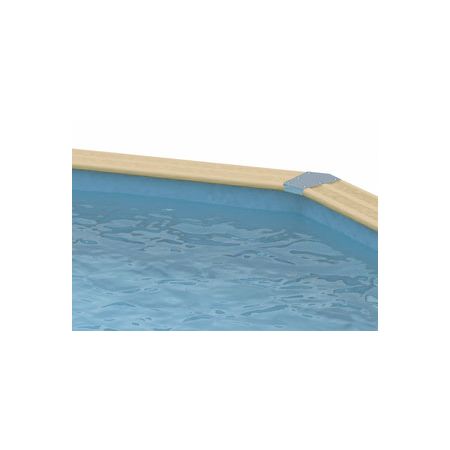 Liner Bleu 50/100ème pour piscine Octogonale Ubbink 410 x H 120 cm