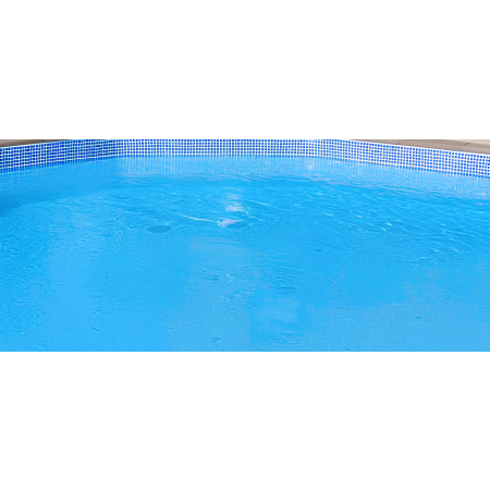 Liner mosaïque 75/100ème pour Kit Piscine Béton Aspect Bois Rectangulaire 467x324x130cm