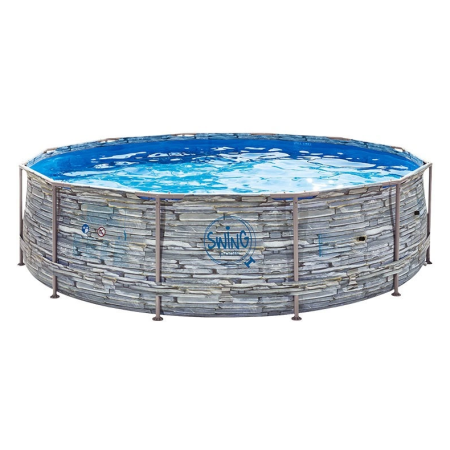 Piscine Tubulaire Ronde 300 x 76 cm LEKINGSTORE