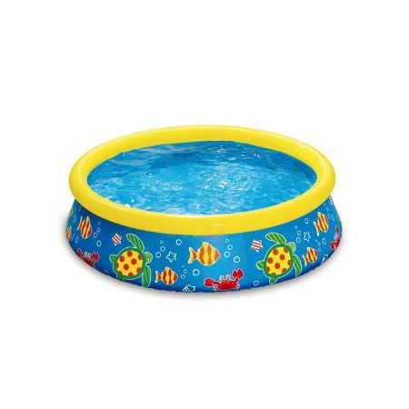 Piscine gonflable ronde Jaune ⌀ 152 x h. 38 cm