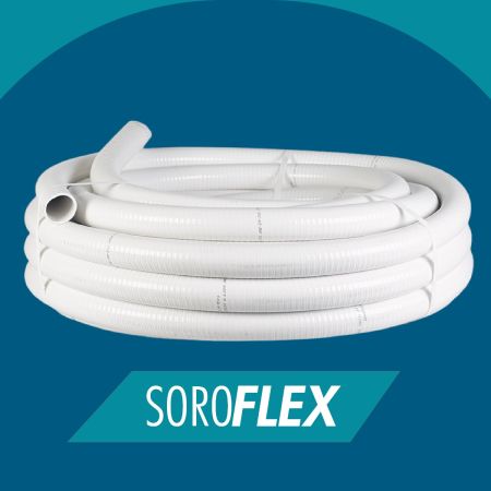 Tube PVC souple SOROFLEX renforcé traitement anti cracking 40mm de diamètre