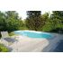 Piscine bois SUNWATER 490x300x120cm Liner Beige