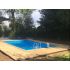 Piscine bois UBBINK LINEA 800x500x140cm Liner Bleu