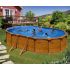 Piscine GRE D610x375 H132 Hors Sol Acier Ovale MAURITIUS 