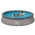 Piscine Gonflable Ronde Grise ⌀366x91cm