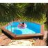 Piscine Bois Spark Ronde Hexagonale ⌀400x115cm