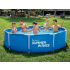 Piscine tubulaire SUMMER WAVES ⌀457x84cm avec Filtration, Couverture et Tapis de sol