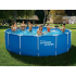 Piscine tubulaire SUMMER WAVES ⌀457x122cm avec Filtration, Couverture et Tapis de sol