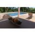 Piscine Bois Luna Rectangulaire avec Plage immergée + Escalier 350x270x70cm