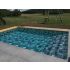 Piscine Bois Luxe Rectangulaire avec Escalier 620x420x145cm Pierre de Bali