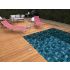 Piscine Bois Luna Rectangulaire avec Escalier d'Angle 350x270x70cm Pierre de Bali