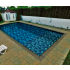 Piscine Bois Diana Rectangulaire avec Plage Immergée + Escalier 820x420x145cm Pierre de Bali