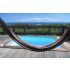 Piscine Bois Sunny Carrée avec Escalier d'angle 320x320x131cm