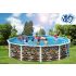 Piscine Ronde MUR Acier 550cm x H 120cm