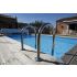 Piscine bois UBBINK AZURA 430x300x126cm Liner Bleu