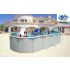 Piscine Allongée OVALADA Acier 550cm x 366cm x H 120cm + Kit d'été 