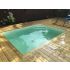 Piscine Bois Rebecca Rectangulaire avec Escalier d'Angle 920x420x145cm