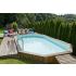 Piscine Bois Lucci Octogonale allongée 415x265x131cm