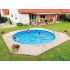 Piscine Acier Ronde Azuro ⌀360x120cm Gris/Blanc