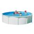 Piscine Ronde CANARIAS Acier 550 cm x H 120 cm + Pack été