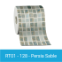 Liner mosaïque 75/100 pour Kit Piscine Béton Aspect Bois Allongé 787x472x130cm