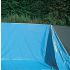 Liner overlap bleu uni 75/100 pour piscine allongée 730x370x132cm