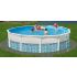 Piscine Ronde MOSAIQUE Acier 350 cm x H 120 cm